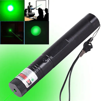 1MW Starker Grüner Laserpointer Outdoor-Lazer-Taschenlampe USB Wiederaufladbar - view 5