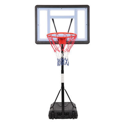 Same Model Code 13290080-HY-B064S Portable Movable Swimming Pool PVC Transparent Backboard Basketball Stand Basket