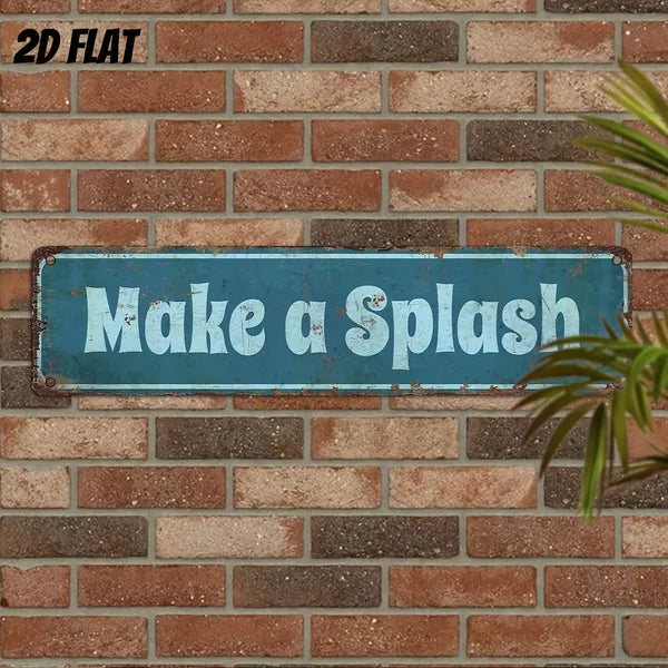 Aluminum Sign Decorative Wall Hanging For New Year Valentine Gift Home Ornament