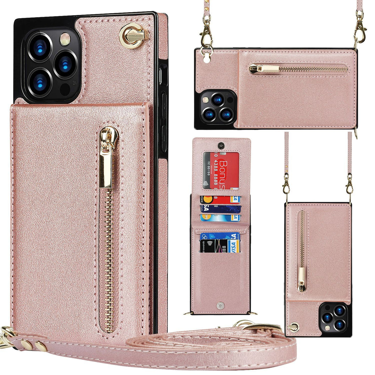 Zipper Phone Case Phone Case Crossbody - view 2