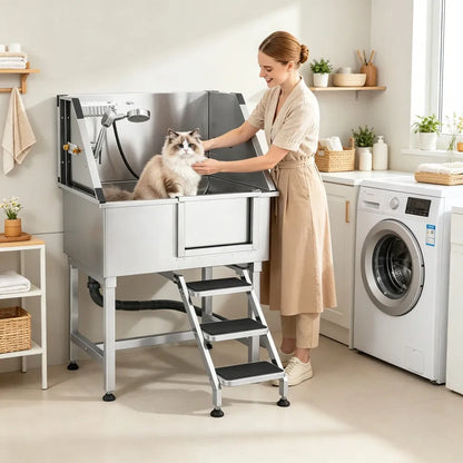 Stainless Steel Dog Washing Station - view 2