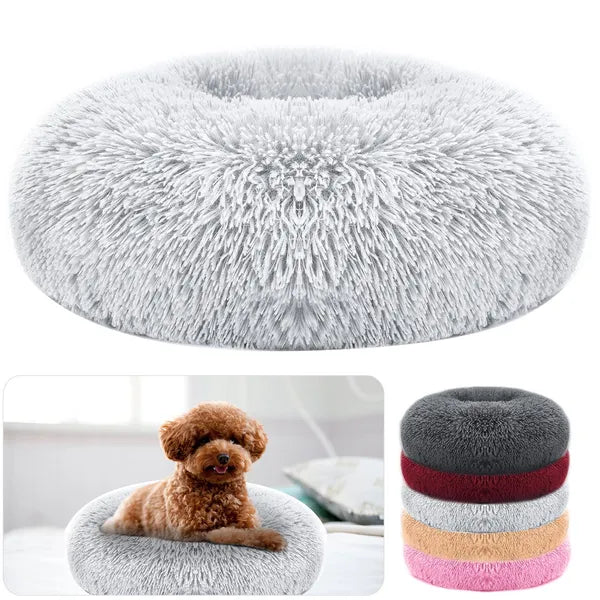 Pet Dog Bed Soft Warm Fleece Puppy Cat Bed Dog Cozy Nest Sofa Bed Cushion L Size - view 5