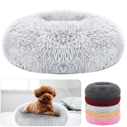 Pet Dog Bed Soft Warm Fleece Puppy Cat Bed Dog Cozy Nest Sofa Bed Cushion L Size - view 5
