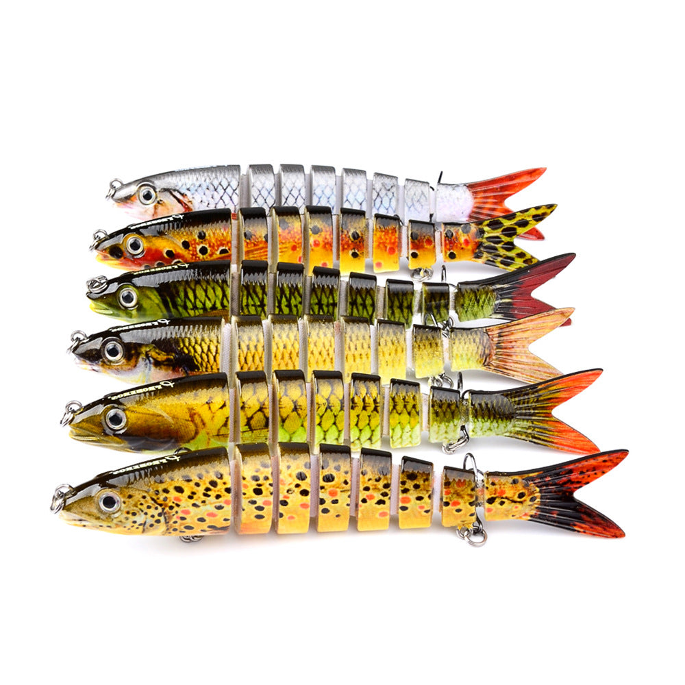 Pike Fishing Lures Artificial Multi Jointed Sections Hard Bait Trolling Pike Carp Fishing Tools - view 3