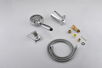 8-Setting High-Pressure Handheld Shower With Hose & Slip-On Diverter Tub Spout - view 2
