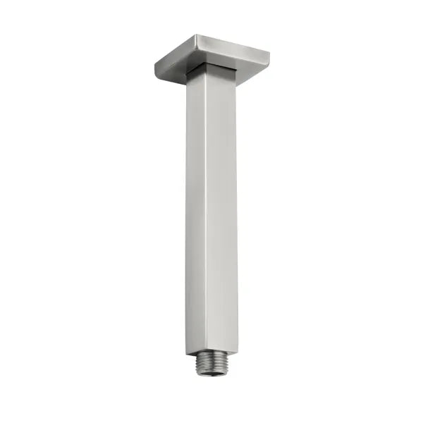 Shower Arm With Flange, 1/2 NPT Tapered Threads, Rain Shower Head Arm, Ceiling Mounted Shower Extension Arm