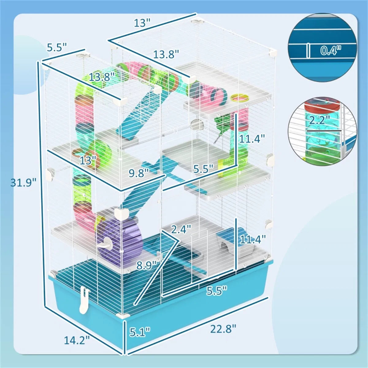 Hamster Cage, pet Cage - view 4