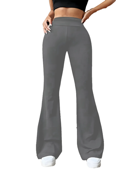 3pcs Butt-Lifting Flare Yoga Pants High Waist, Ultra Stretch, Naked Feel Leggings For Women - view 2