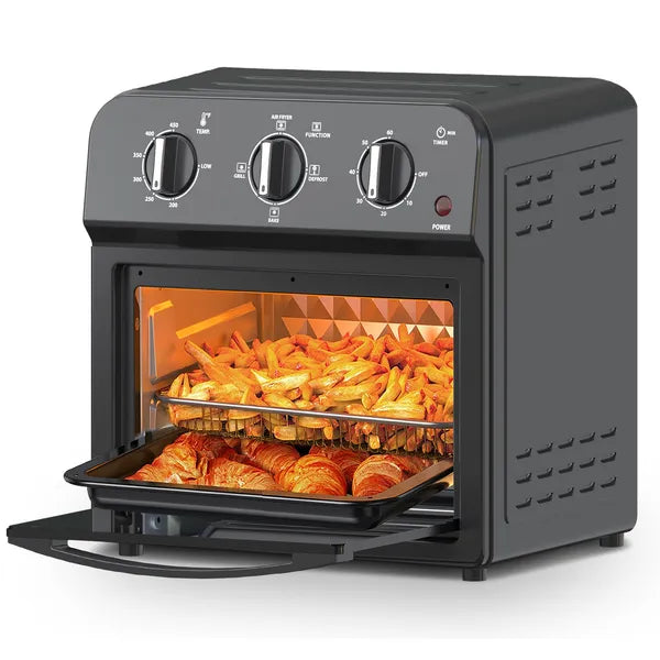 Family Size Air Fryer Toaster Oven Combo,13QT,360° Hot Air Circulation For Healthy Oil-Free Cooking - view 5