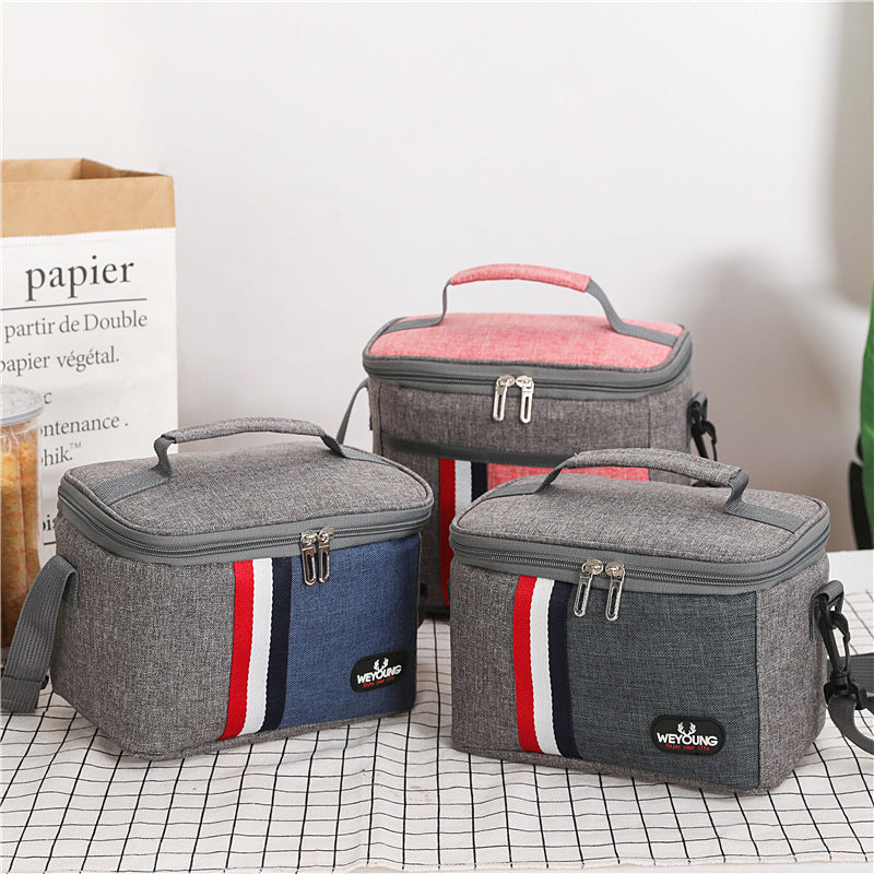 Striped Lunch Bag