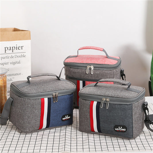 Striped Lunch Bag