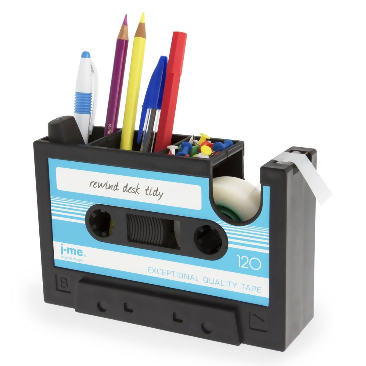 Cassette Tape Dispenser Pen Holder Vase Pencil Pot - view 7