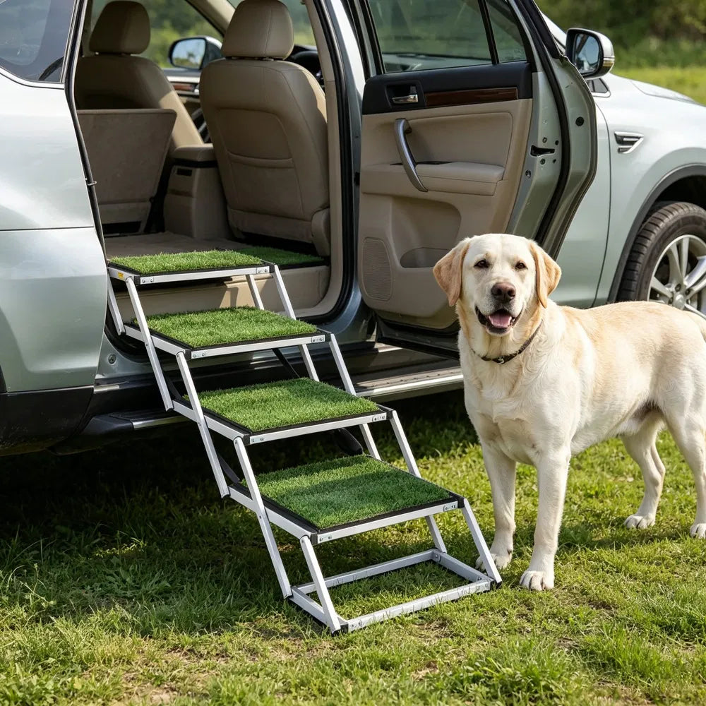 Pet Stairs with Adjustable Height for Outdoor - view 2