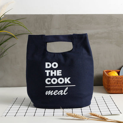 Canvas Lunch Box Bag Lunch Tote - view 6