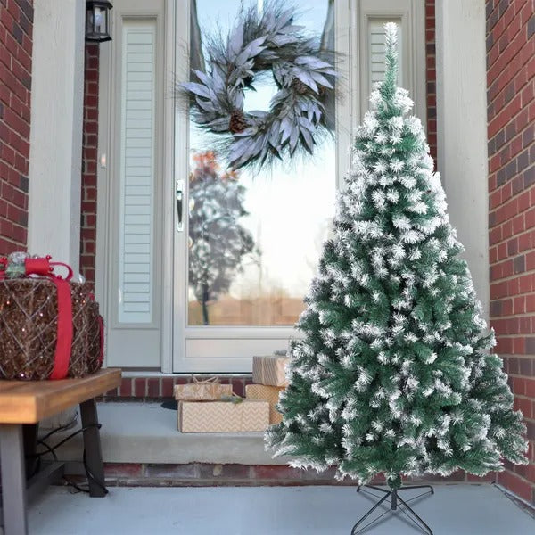 7FT Spray White PVC Christmas Tree 870 Branches YJ - view 6