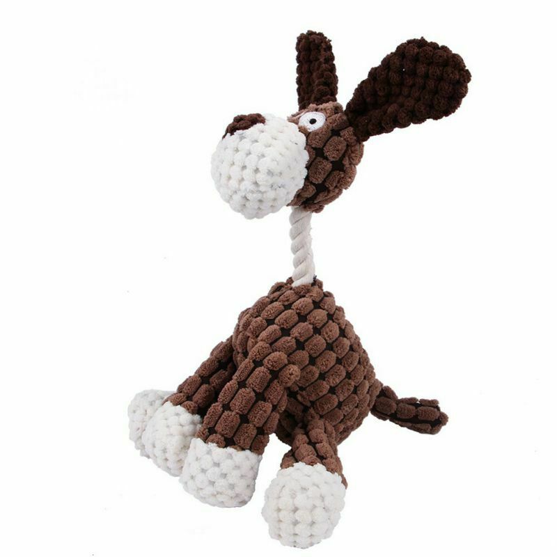 Dog Toy Play Funny Pet Puppy Chew Squeaker Squeaky Plush Sound Toys Clean Teeth - view 10