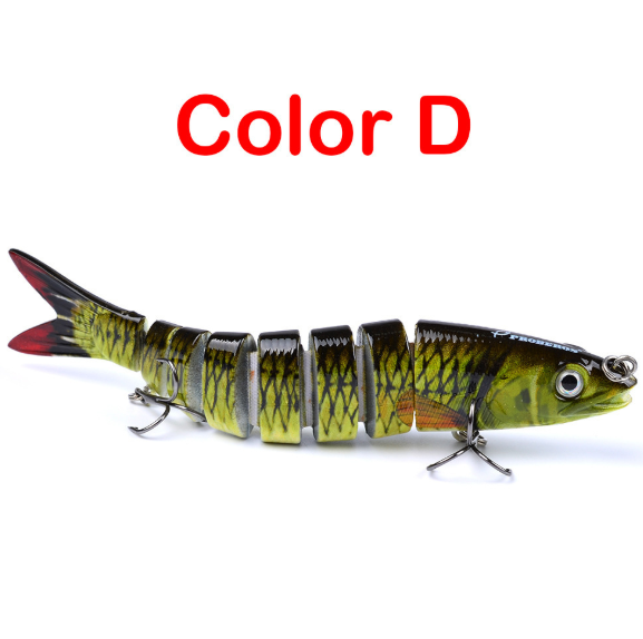 Pike Fishing Lures Artificial Multi Jointed Sections Hard Bait Trolling Pike Carp Fishing Tools - view 10