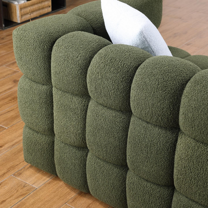 84.3 Length,35.83inch Deepth,human Body Structure For USA People, Marshmallow Sofa,boucle Sofa,3 Seater - view 3