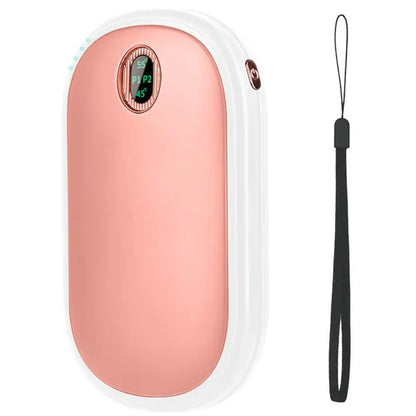 Rechargeable Hand Warmer Electric Hand Heater Portable Reusable Pocket Warmer Power Bank With Digital Display 2 Levels - view 4