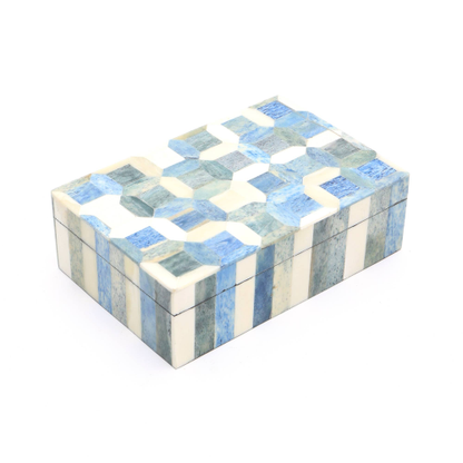 Decorative Storage Box With Bone Material - view 2