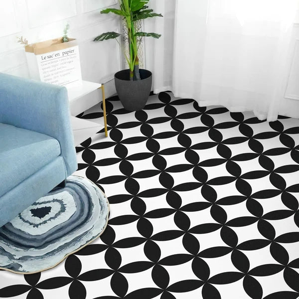 20pcs Self-Adhesive PVC Floor Tiles 7.9 X 7.9 Inch Peel And Stick Waterproof Flooring Strips Non-Slip DIY Floor Tiles - view 4