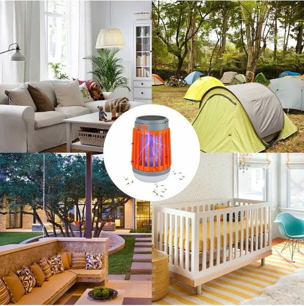 Solar USB Mosquito Killer Light Electronic Fly Bug Insect Zapper Trap Pest Lamp - view 5