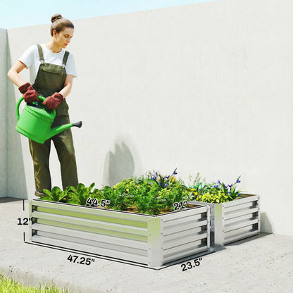 Raised Garden Bed With PE Greenhouse - view 3