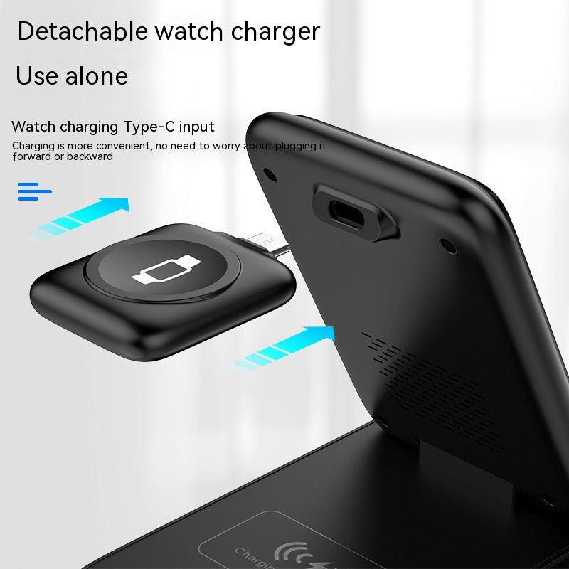 3-in-1 Wireless Charger Foldable Removable Charger - view 9