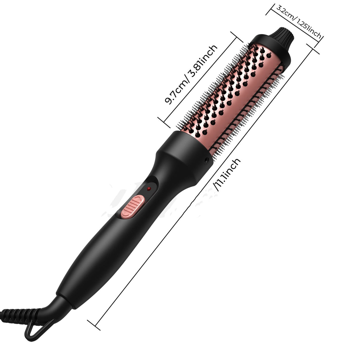 Hair Straightener And Curler Brush Hair Dryer High-power Hot Air - view 7