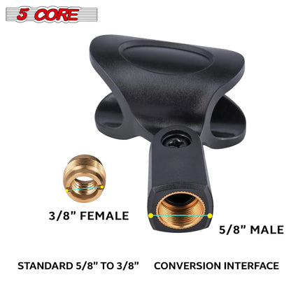 5 Core Microphone Clips for all Handheld Transmitters Universal Adjustable Mic Clips with 5/8" Male to 3/8" Female - view 9