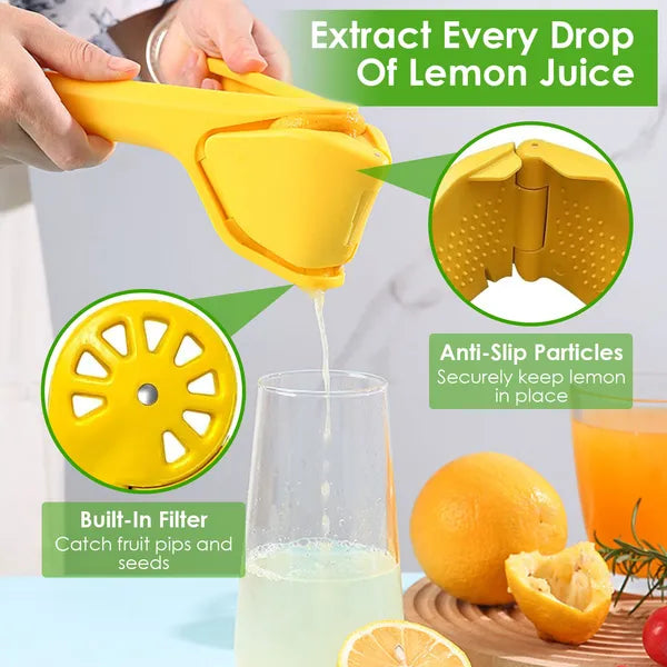 Manual Lemon Squeezer Fold Flat Design Effortless Hand Lemon Juicer Squeezer Manual Citrus Juicer With Sideways Pivot - view 6