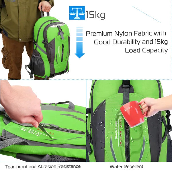 36L Outdoor Backpack Waterproof Daypack Travel Knapsack For Hiking Camping Picnic Travel School Spring Summer - view 4