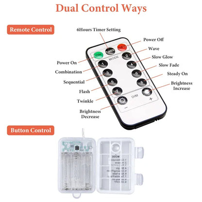 1Pc 3.28FT Spider Web Light With Hairy Spider 70LED Battery Powered Remote Control 8 Lighting Modes Glowing Outdoor - view 5