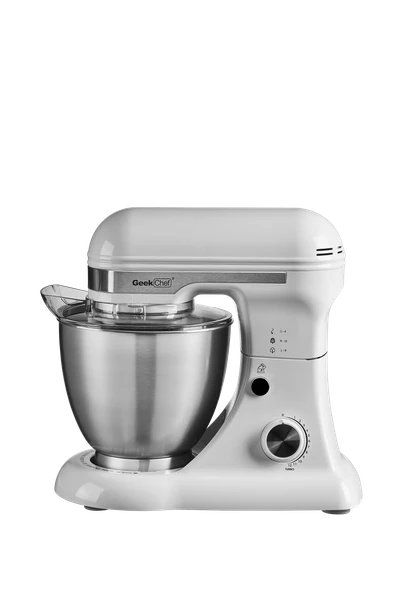 Geek Chef 4.8QT Electric Stand Mixer, 12 Speeds Tilt-head With Dough Hook, Whisk, Beater, Bowl, Rotary Knob - view 4