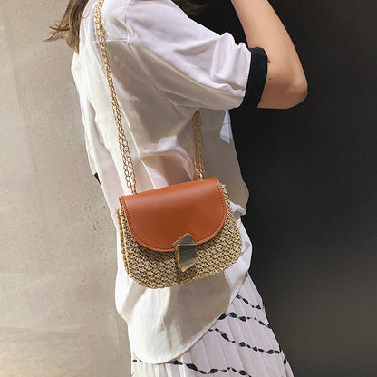 Straw Crossbody Bag - view 3