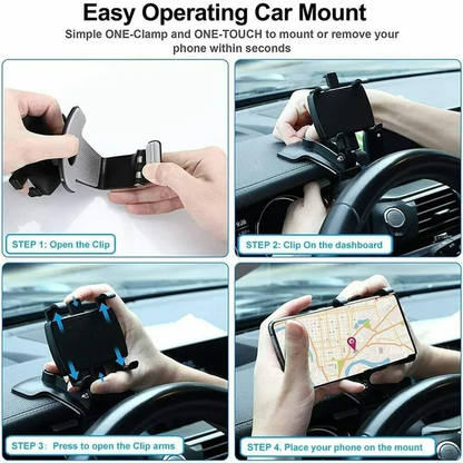 Universal Car Dashboard Mount Holder Stand Clamp Cradle Clip For Cell Phone GPS - view 2