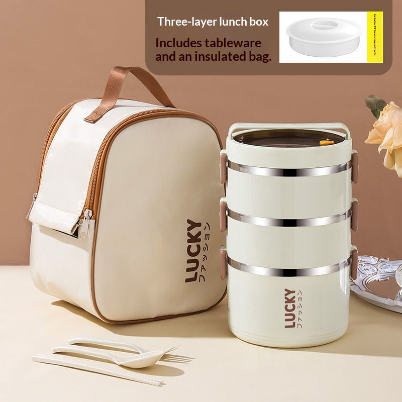 Stainless Steel Bento Box Compartmentalized Lunch Box - view 7