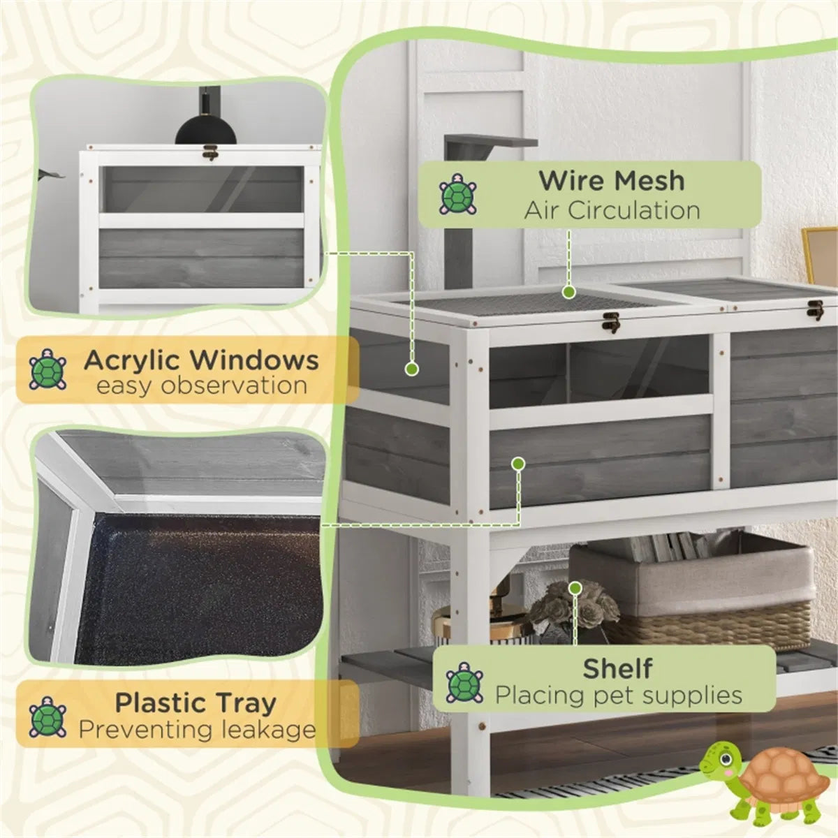 Pet House / Tortoise House/Small Animal Habitat - view 6