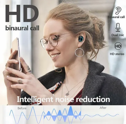 Bluetooth 5.1 Headset TWS Wireless Earphones Mini Earbuds Stereo Headphones IPX7 - view 5