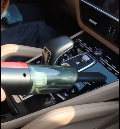Wired Red Car vacuum cleaner car with strong suction handheld vacuum cleaner small mini rechargeable home vacuum cleaner - view 3