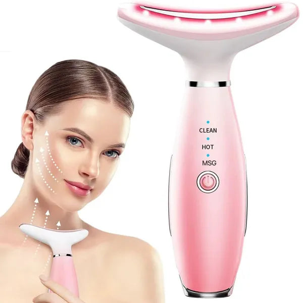 Neck Face Massager, Skin Care Face Massage Tool, 3-in-1 Facial Massager, Face Sculpting Tool With Thermals