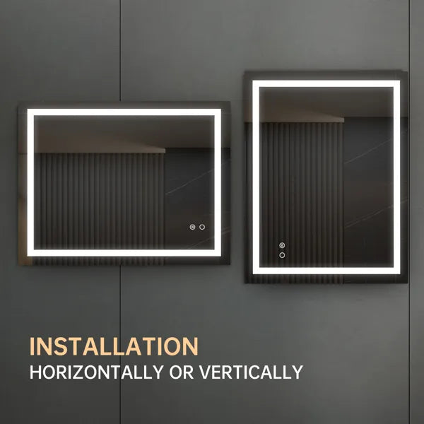 LED Mirror with Touch Buttons control - view 6