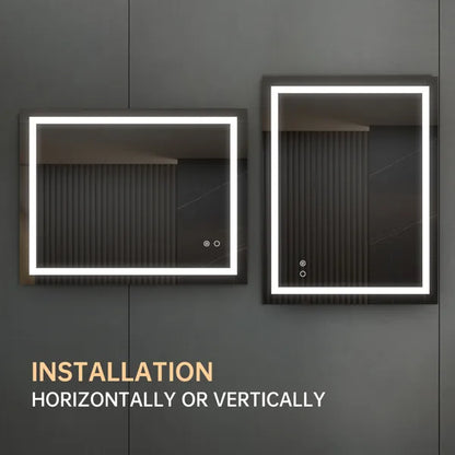 LED Mirror with Touch Buttons control - view 6