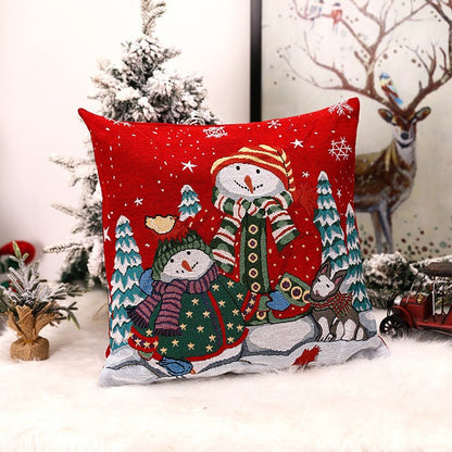 Christmas Square Pillow Cover Home Christmas Decorations - view 6