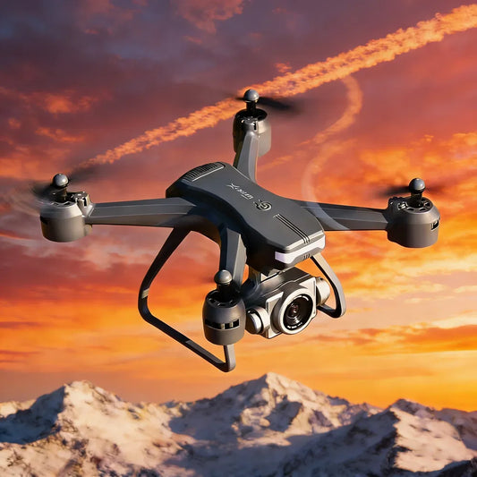 2026 Professional Drone 6K HD Dual Camera Wifi FPV Portable RC Quadcopter 2 BATTERY - view 2