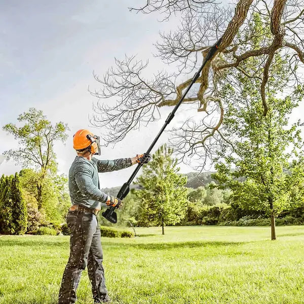 Cordless Pole Saw, 7.4ft Adjustable Length Chainsaw With 775W Motor 35ft-s Chain Speed - view 2