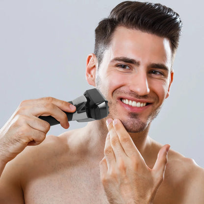 Electric Foil Face Shaver 5-Blade Electric Razor For Men Wet & Dry Jawline Beard Trimmer Precision Sideburn Shavers - view 5