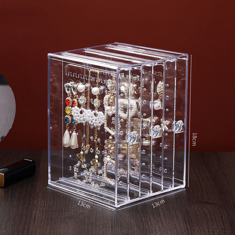Earrings Organizer Jewelry Necklace Box Acrylic - view 3