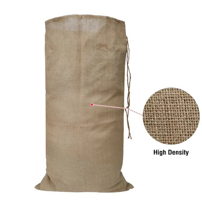 1PC 22inch*36inch Jute Food Storage Bag With String, An Eco-Friendly Food Storage Bag, A Kitchen Essential - view 3