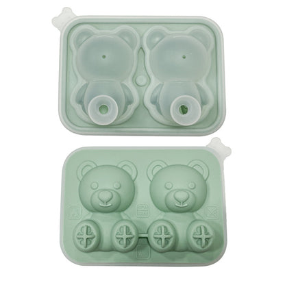 Bear Ice Cube Molded Silicone Ice Tray - view 8